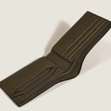 Portefeuille 6cc en Cuir Grain&eacute;