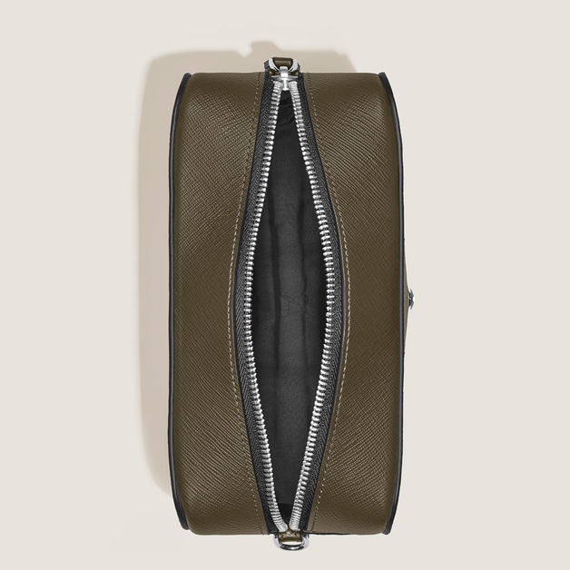 Small Wash Bag in Sartorial Leather - 7