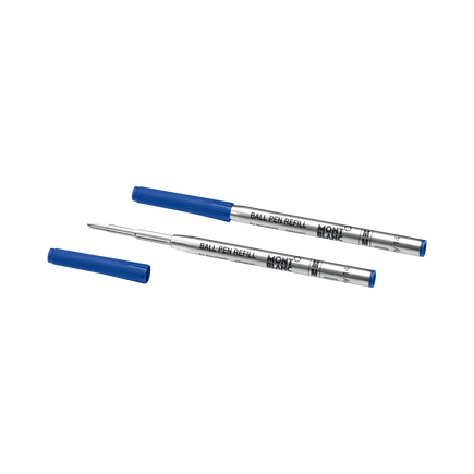 2 Ballpoint Refills, Royal Blue - Medium