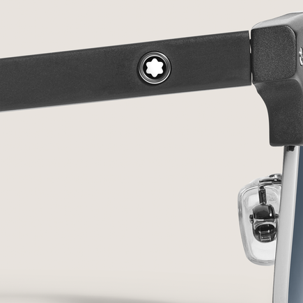 Squared Sunglasses with Black Coloured Acetate Frame