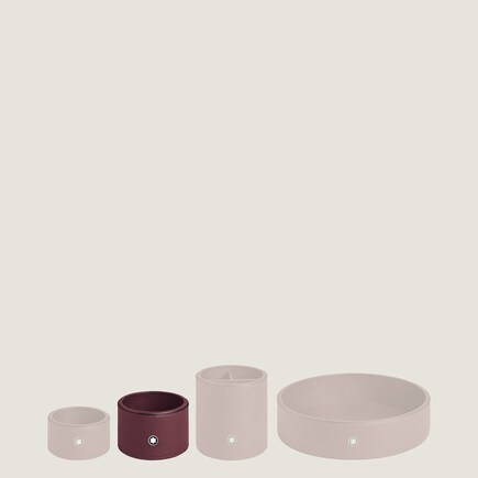 Desk Tray Small, Saffiano Leather, Cassis