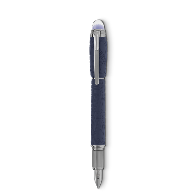 StarWalker SpaceBlue Precious Resin Fountain Pen - 1