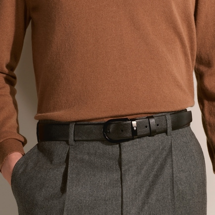 Horseshoe 35 mm Belt in Sartorial Leather