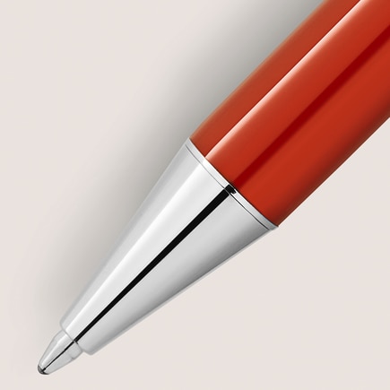 Stylo-Bille Montblanc Heritage Rouge et Noir &laquo;&nbsp;Baby&nbsp;&raquo; &Eacute;dition Sp&eacute;ciale Corail