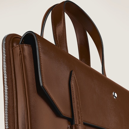 Thin Briefcase in Meisterstück Leather