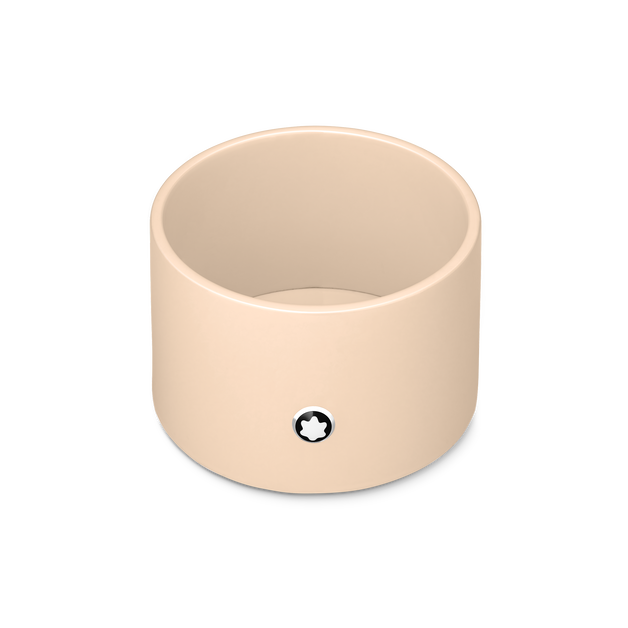 Medium Round Desk Tray in Lacquered Wood - 1