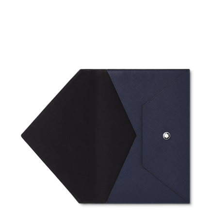 Pochette enveloppe Montblanc Sartorial #146, couleur ink blue