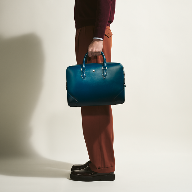 Medium Briefcase in Meisterstück Sfumato Leather - 2