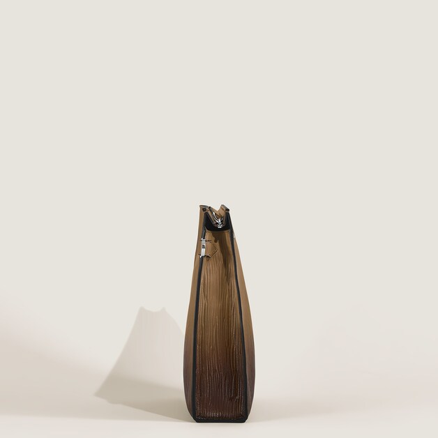 Clutch in Corteccia Sfumato Leather - 5
