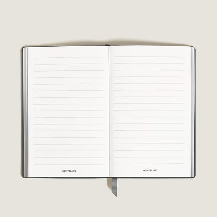Small Notebook in Sartorial Leather, Lined Pages