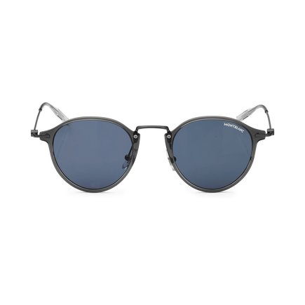 Round Sunglasses with Grey Coloured Injected Frame