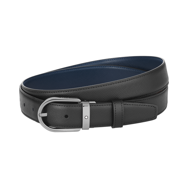 Ceinture Réversible Horseshoe 30 mm en Cuir Sartorial - 1