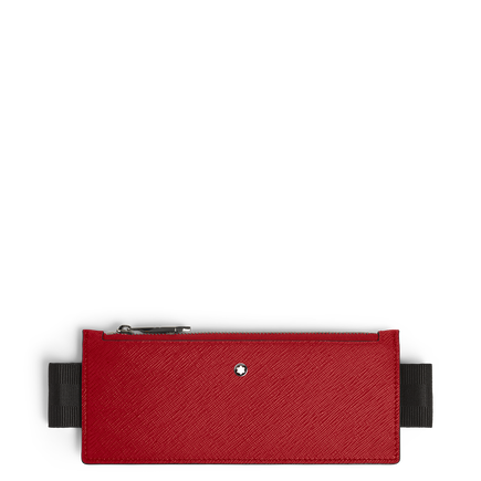 2-Pen Pouch with Elastic Band in Sartorial Leather