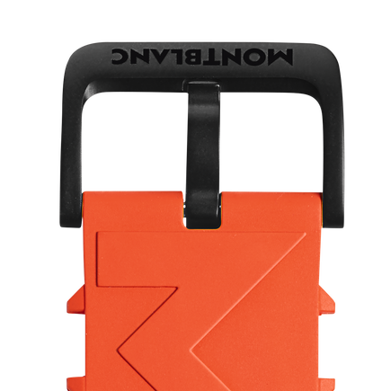 Orange Rubber Strap with Logo