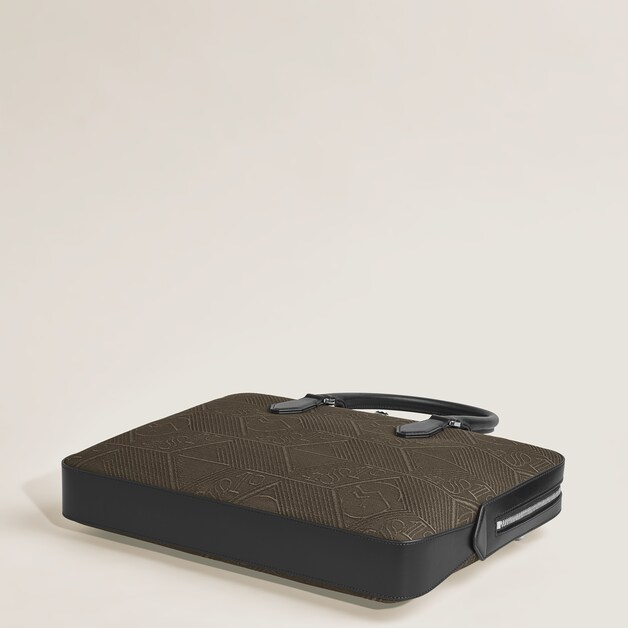 Thin Briefcase in 4810 Jaquard - 7