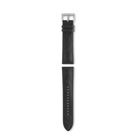 Around the World in 80 Days Edición Año 2 - Correa de piel de becerro con hebilla gris