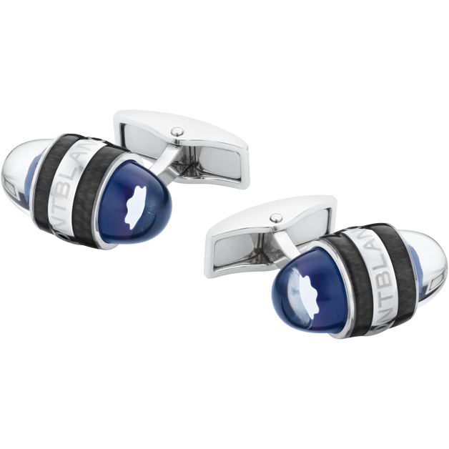 Montblanc StarWalker Cufflinks Steel and Lacquer - 1