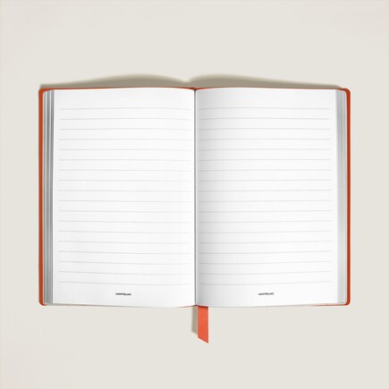 Notebook Medium, Soft Leather, Red - Lined Pages