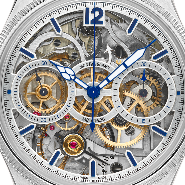 Montblanc 1858 The Unveiled Secret Minerva Monopusher Chronograph Limited Edition - 58 pieces - 6