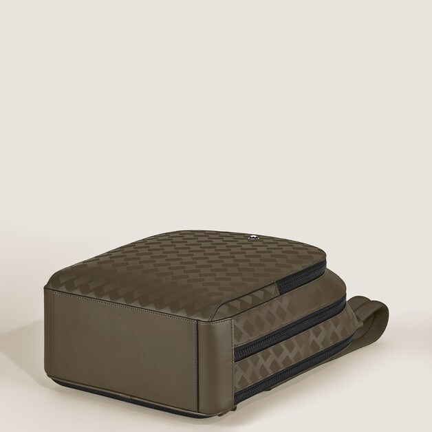 Medium Backpack with 3 Compartments in Extreme Leather - 7