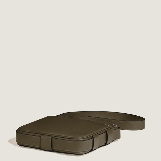 Vertical Belt Messenger Bag in Sartorial Leather - 8