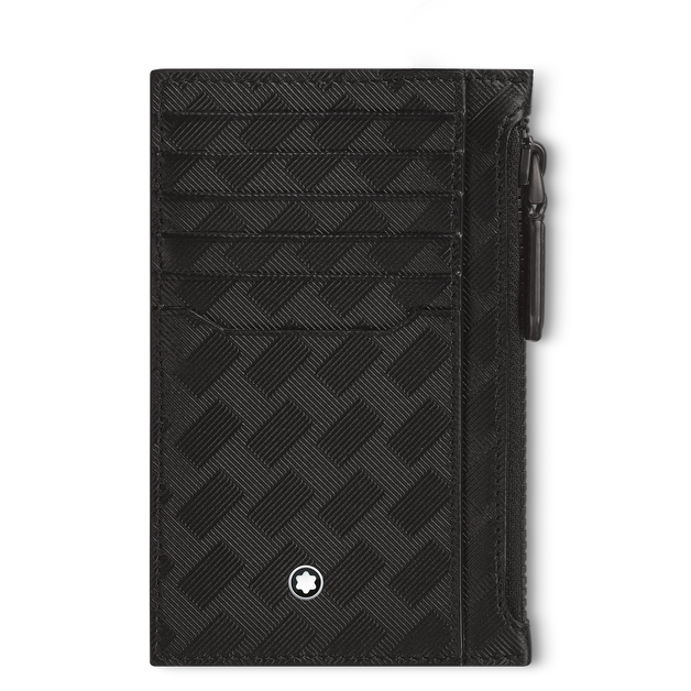 Card Holder 8cc with Zip in Extreme Leather - 1