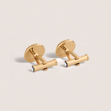 Boutons de manchette de la collection Meisterstück The Origin en teinte corail