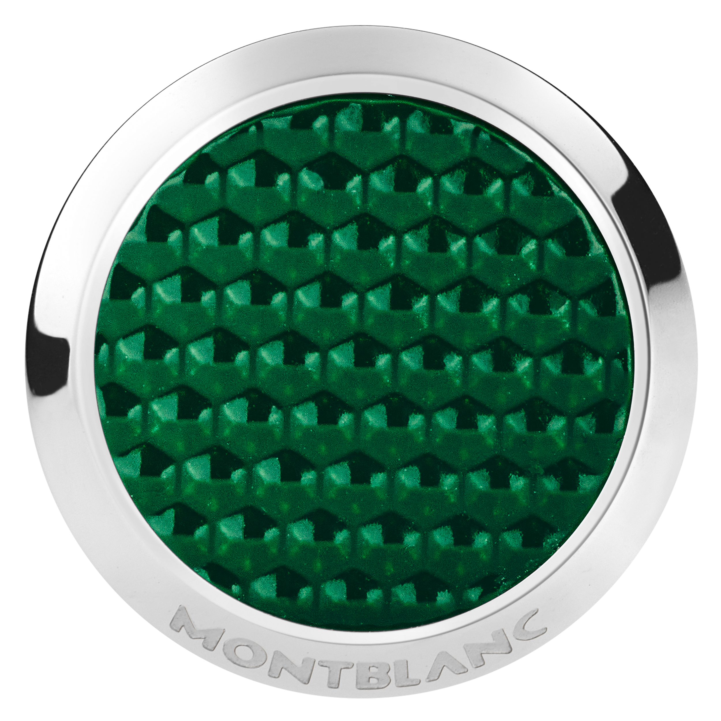 Meisterst&uuml;ck Cufflinks with Patterned Lacquer Inlay