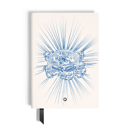Notebook Medium, Writers Edition Homage to Johann Wolfgang von Goethe, White, Lined Pages