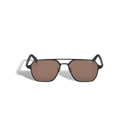Squared Sunglasses with Black Metal Frame