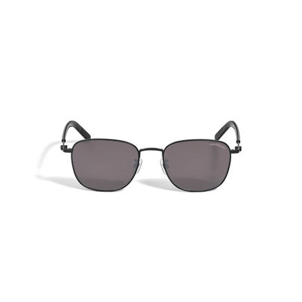 Squared Sunglasses with Black Colored Metal Frame