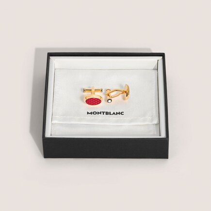 Cufflinks, Meisterstück, Red Lacquer
