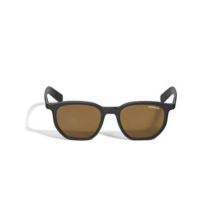 Squared Sunglasses with Black Colured Acetate Frame