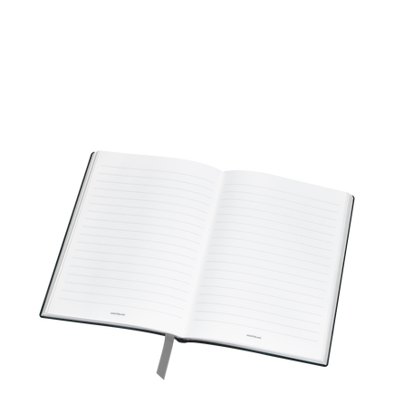 Cuaderno #163 mediano, negro - con líneas
