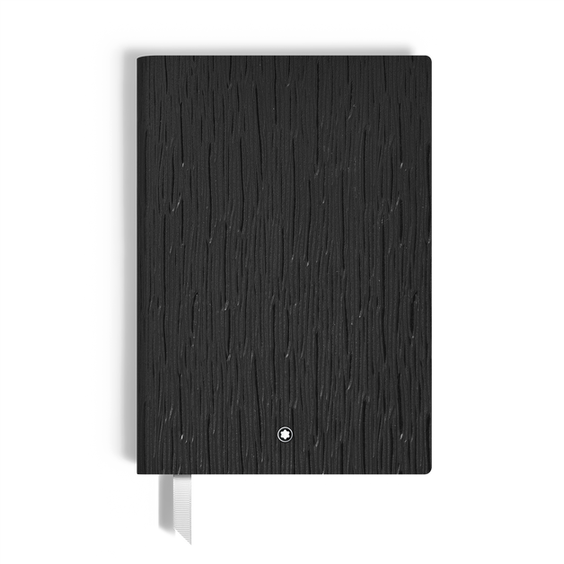Medium Notebook, Corteccia Leather, Black – Lined Pages - 1