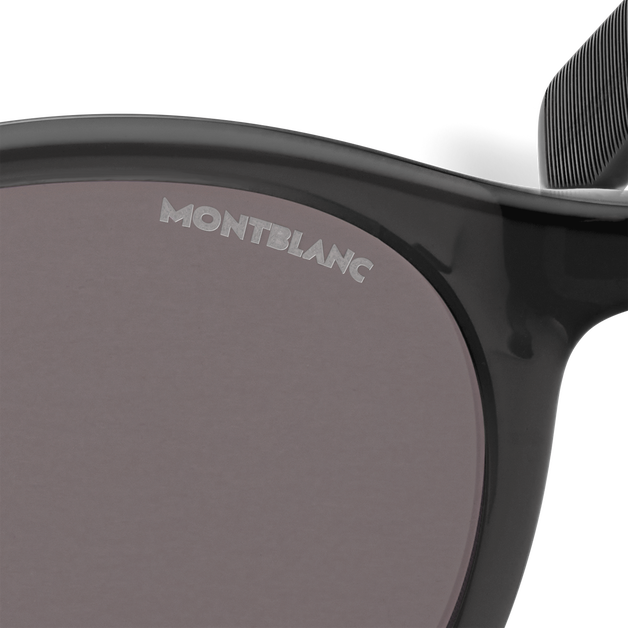 Round Sunglasses with Black Injected Frame - 3