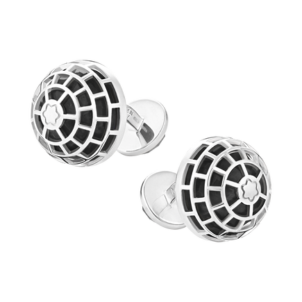 Meisterstück Cufflinks with Onyx Stone