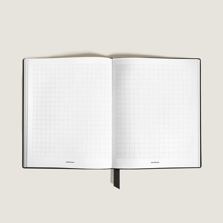Large Notebook in Sartorial Leather, Squared Pages