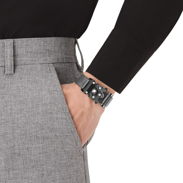 Montblanc Extreme 3.0 Pulsera gris con cierre de Plexiglas - 4
