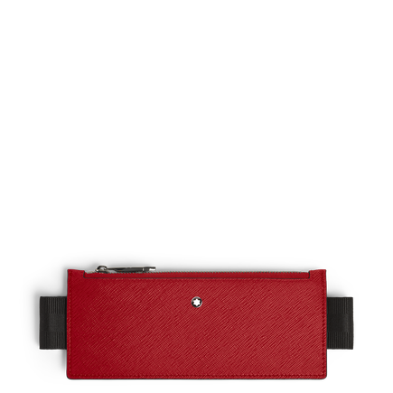 2-Pen Pouch with Elastic Band in Sartorial Leather