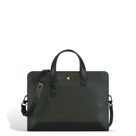 Thin Briefcase in Extreme Leather