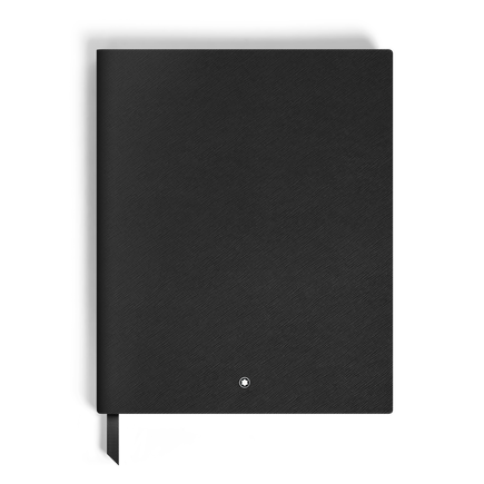 Large Notebook in Sartorial Leather, Lined Pages