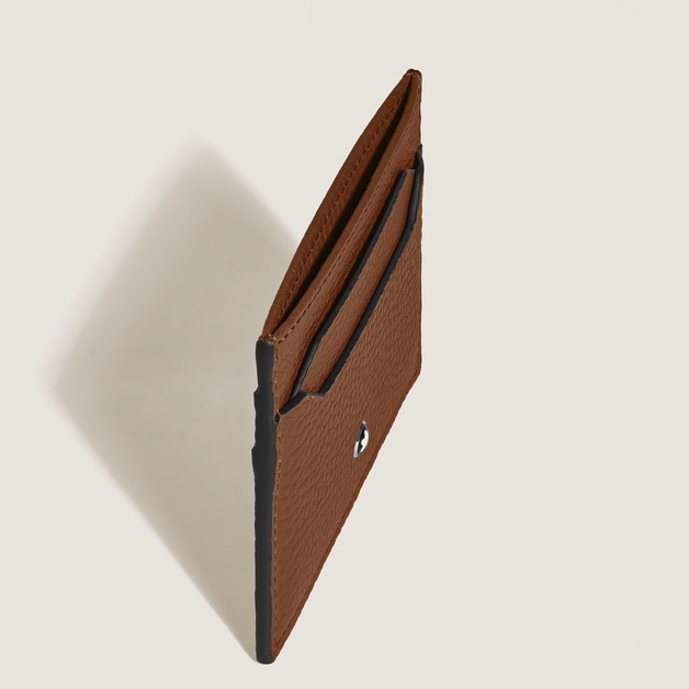 Kartenetui 5 cc aus Grain Leder - 2