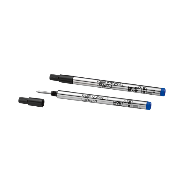 2 Rollerball LeGrand Refills, Royal Blue - Fine - 2