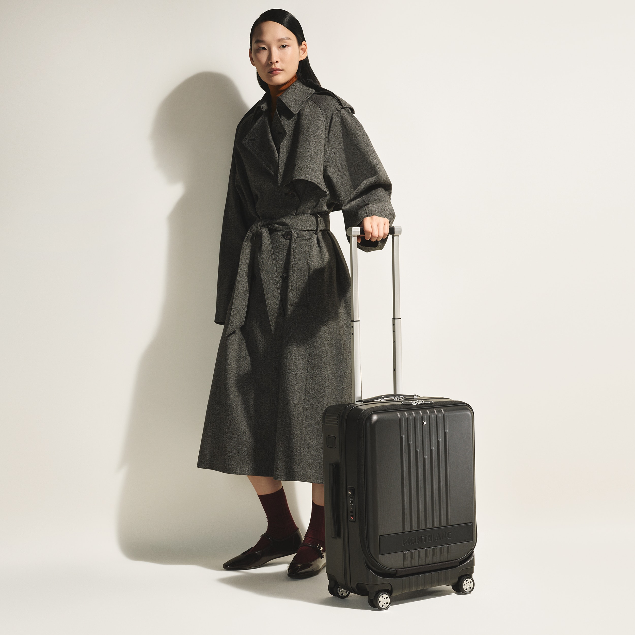 #MY4810 Cabin Suitcase with Front Pocket