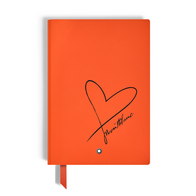 Notebook Medium, Soft Leather, Red - Lined Pages - 1