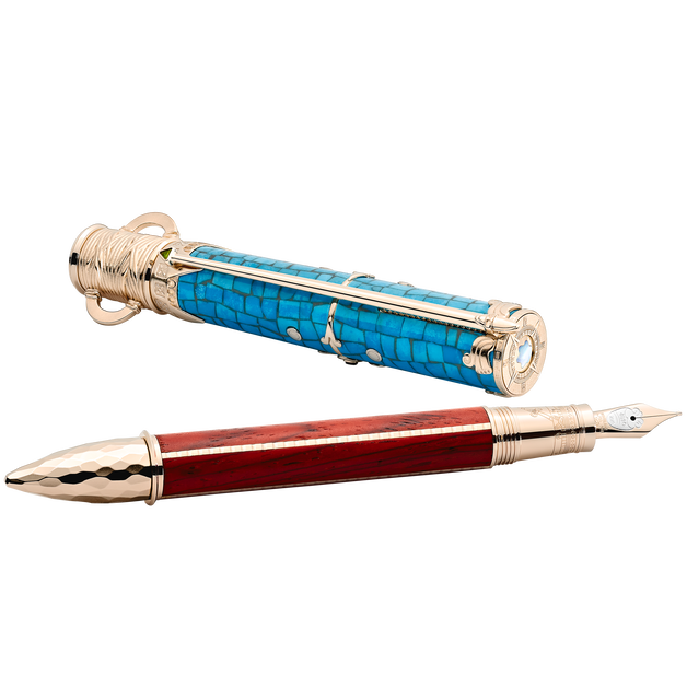Patron of Art Homage to Moctezuma I Limited Edition 87 Fountain Pen - 2