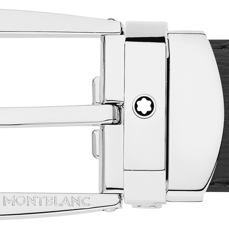 Rectangular 30 mm Belt in Leather