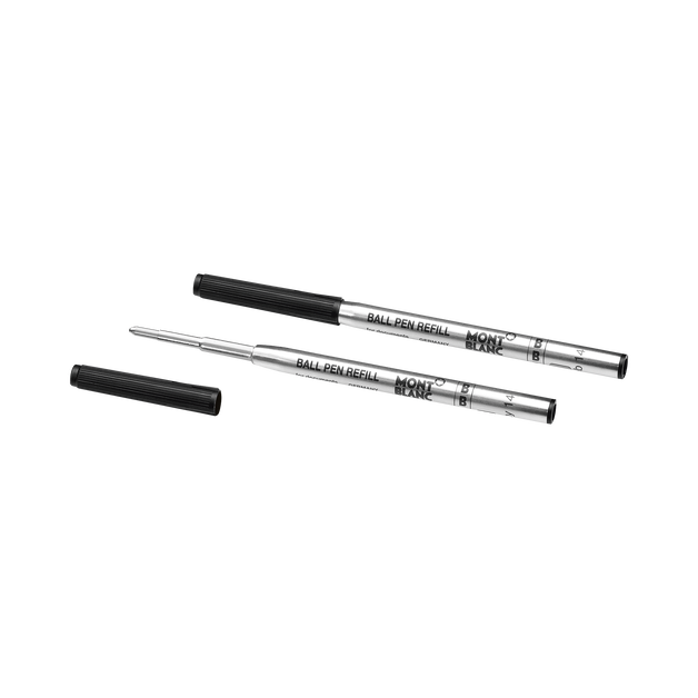 2 Ballpoint Refills, Mystery Black - Fine - 2