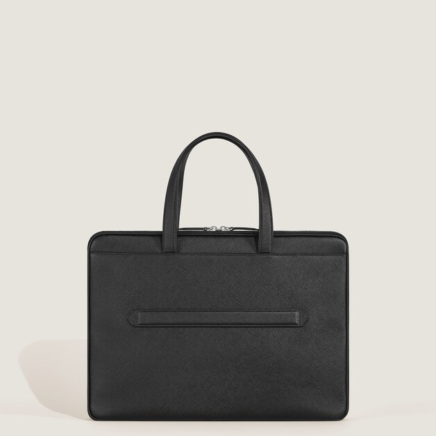 Thin Briefcase in Sartorial Leather - 3